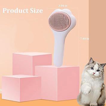 Professional Pet Hair Remover Comb For Dogs And Cats - Removes Loose Hair Tangles Effortlessly