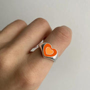 Creative Love Heart Ring - Bargin Bazaar