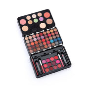 Eyeshadow Palette Lipstick Lip Gloss Blush Set - Bargin Bazaar