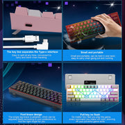 Mini Mechanical Gaming Wired Keyboard - Bargin Bazaar