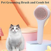 Professional Pet Hair Remover Comb For Dogs And Cats - Removes Loose Hair Tangles Effortlessly