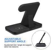 3in1 Wireless Fast Charger Dock Station - Bargin Bazaar