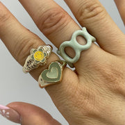 Creative Love Heart Ring - Bargin Bazaar