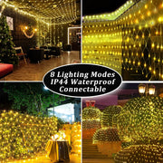 Net Mesh Solar Fairy Lights - Bargin Bazaar