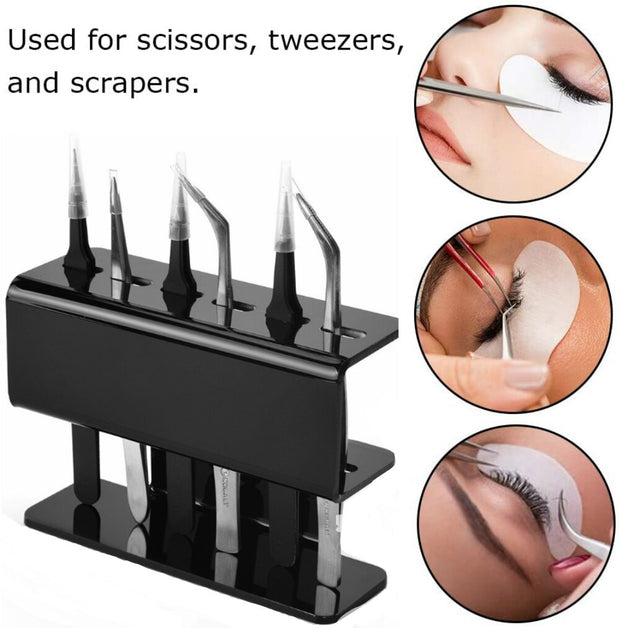 Acrylic Eyelash Tweezers Holder - Bargin Bazaar