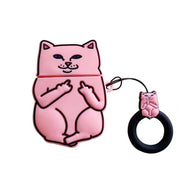 Cartoon Cat AirPods Case - Bargin Bazaar