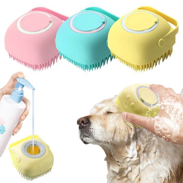 Soft Silicone Dog Brush - Bargin Bazaar