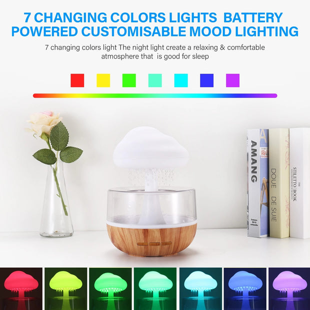 Desktop Rain Cloud Humidifier - Bargin Bazaar