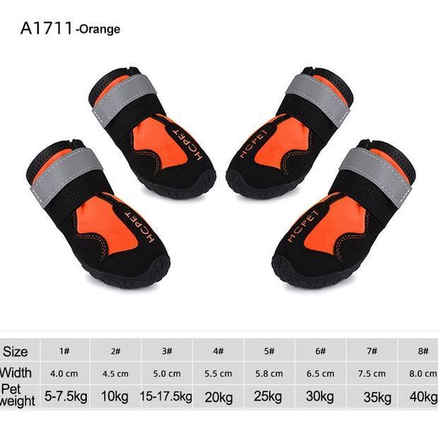 Waterproof Reflective Dog Boots - Bargin Bazaar