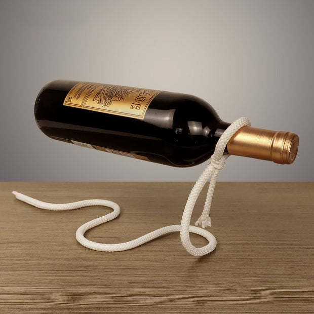 Suspended Rope Wine Bottle - Bargin Bazaar